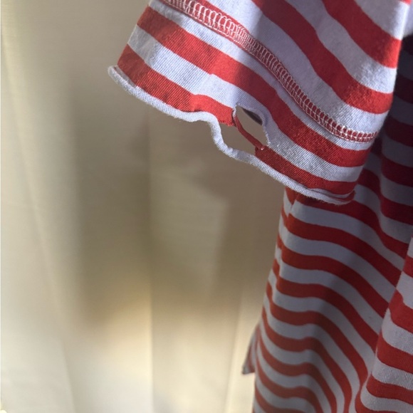 Easel Red and Purple Striped Short Sleeve Tee - Picture 4 of 11